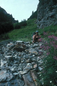 Chris Ledeux pauses to smell the flowers