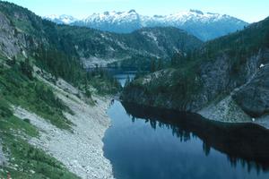 Both lakes, looking back south